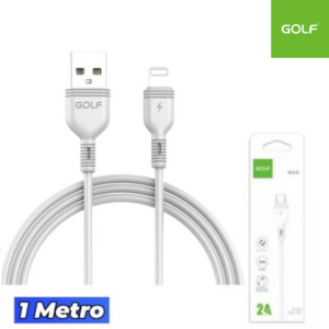 Cable GOLF Usb Para iPhone (Lightning) / 1 MT / 2A / Carga Rápida ( GC-75i )