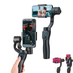 Estabilizador Gimbal Cardán De 3 Ejes Anti-Vibración Plegable / Trípode / Bluetooth / F8