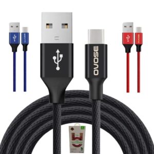 Cable OVOSE USB A Tipo-C 1 MT / 3A / Carga Rápida