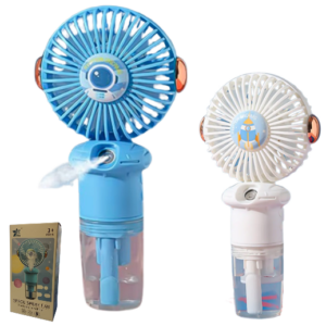 Mini Ventilador De Mano Con Nebulización / Recargable