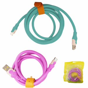 Cable USB A Tipo-C Siliconado 2mt 100W FAST CHARGE / EXTRA GRUESO