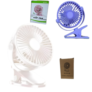 Ventilador Portátil Recargable Con Pinza