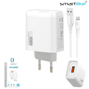 Cargador USB Smartilike 3A + Cable Lightning Para iPhone / MT-T02