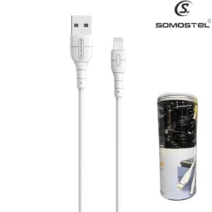 Pack X30 Cables Lightning Para iPhone 1MT Somostel SMS-BP13 / BLANCOS