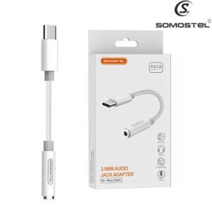 Adaptador De Audio Tipo-C A 3.5mm Somostel SMS-BZ02 / Audio Digital