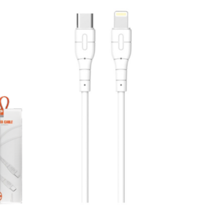 Cable Somostel Tipo-C A Lightning PD 27W 1.2 MT (SMS-BP17)