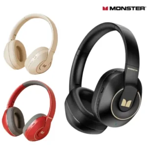 Auriculares Manos Libres Bluetooth 5.3 Monster XKH01 / + 3.5mm / Cancelación De Ruido Activa