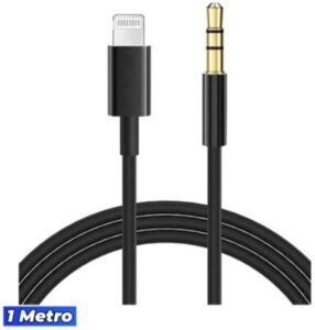 Cable Auxiliar 3.5mm A Lightning (Para iPhone) 1MT