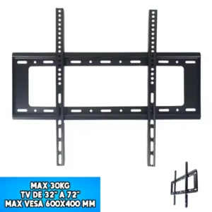 Soporte Para TV 32A70″ / Max 30KG / VESA 600X400MM / RECLINABLE