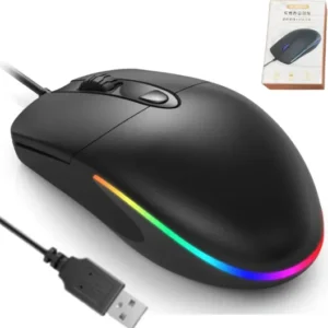 Mouse Óptico Cableado USB Con Luces Led / M-8001