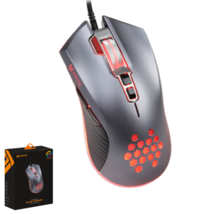 Mouse Mixie M10 / Cableado USB / 800 / 1200 / 1600 / 2400 / 3200 / 4800  DPI / Luces RGB