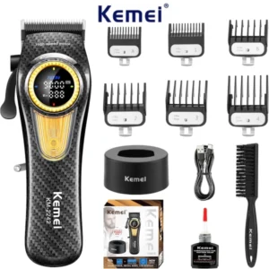 Maquina De Cortar Pelo / Barba Profesional Kemei KM-2242 / 9000 RPM MAX / 10W