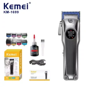 Maquina De Cortar Pelo / Barba Profesional Kemei KM-1699 / 9000 RPM MAX / 8W