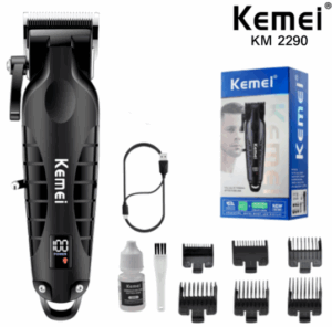 Maquina De Cortar Pelo / Barba Profesional Kemei KM-2290 / 6000 RPM MAX / 10W