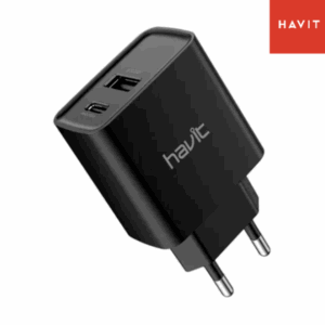 Cargador Pared HAVIT UC111 / USB FAST QC 3.0 + Puerto Tipo-C PD 20W