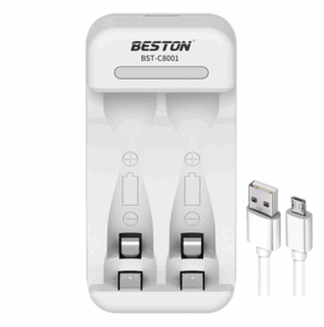 Cargador BESTON USB Para 2 Pilas 1.2V AA / AAA