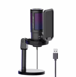 Micrófono Condensador PC / USB / RGB / METALICO / U850