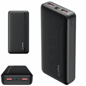 Power Bank HAVIT 20000 MAH Doble USB (5V/2.4A) Con Puerto Tipo-C  / PB92