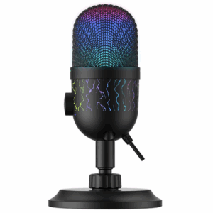 Micrófono Condensador HAVIT GK52 / USB / Omnidireccional / Luces RGB