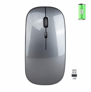 Mouse Óptico Inalámbrico / 2.4 Ghz / Bluetooth / Recargable