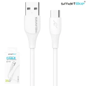Cable USB A Tipo-C 3.1A 1MT / FAST CHARGE QC 3.0 / Smartilike MT-CB02