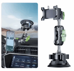 Soporte De Auto Para Celular Con Estabilizador Rotación De 360º Metal