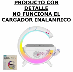 CON DETALLES LEER DESCRIPCIÓN / Lampara Veladora G / Parlante Bluetooth / Luces Led ARGB / MicroSD / BT2301