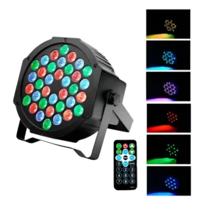 Tacho Luces Led RGB 36 LED Con Control