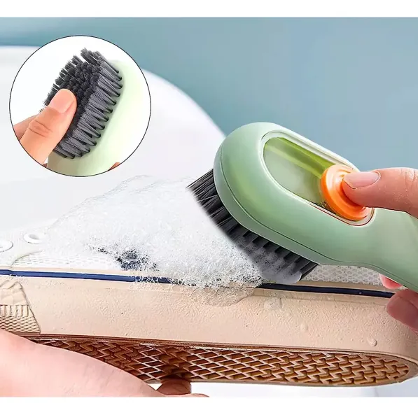 Cepillo De Limpieza Con Dispensador de Jabón