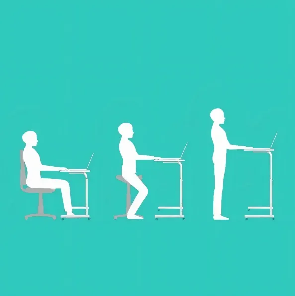 Mesa Escritorio Portátil Auxiliar Altura Ajustable + Ruedas