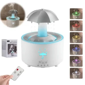 Humidificador Difusor De Aroma 7 Colores Con Diseño De Paraguas / Control Remoto / V88