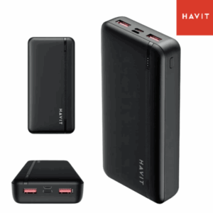 Power Bank HAVIT 20000 MAH Doble USB (5V/2.4A) Con Puerto Tipo-C  / PB92