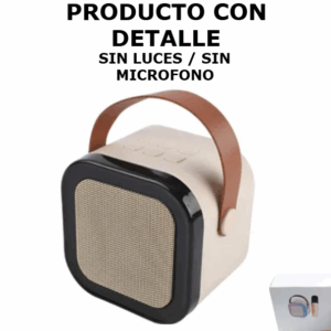 CON DETALLES LEER DESCRIPCIÓN Parlante Bluetooth Karaoke K12 / MicroSD / AUX 3.5MM