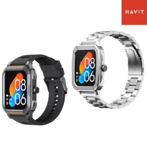Reloj Inteligente Smartwatch HAVIT M9040S / 1.91″ / 2 Mallas / Carga Inalámbrica QI