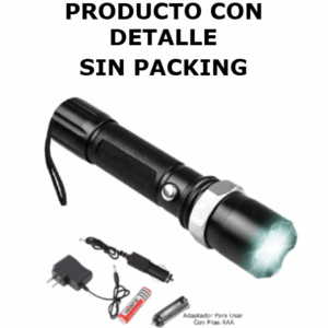 CON DETALLES LEER DESCRIPCIÓN Linterna Táctica Swat Con Zoom / Recargable