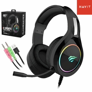 Auriculares Gamer HAVIT HV-H2232d / Luces Led RGB / Micrófono / USB / 3.5mm