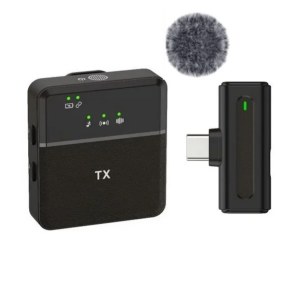 Micrófono Inalámbrico Solapero Para Celular Tipo-C / Con Filtro / SX8