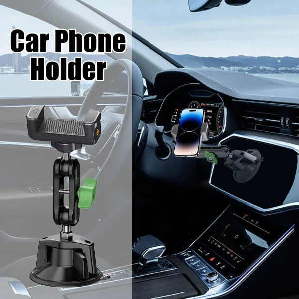 Soporte De Auto Para Celular Rotación De 360º / Plástico