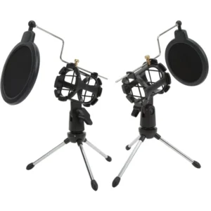 Trípode Con Soporte Para Micrófono Y Antipop