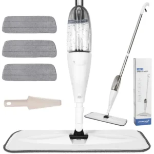 Mopa Trapeador Con Spray Gatillo Giro 360 Con 3 Microfibras / Joomoon