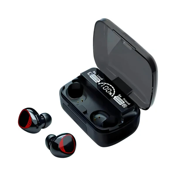 Auriculares Bluetooth Con Pantalla Digital Y Power Bank / M10