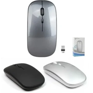 Mouse Óptico Inalámbrico / 2.4 Ghz / 800-1600 DPI /Bluetooth / Recargable