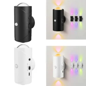 Luz Nocturna Con Sensor 16 Colores RGB