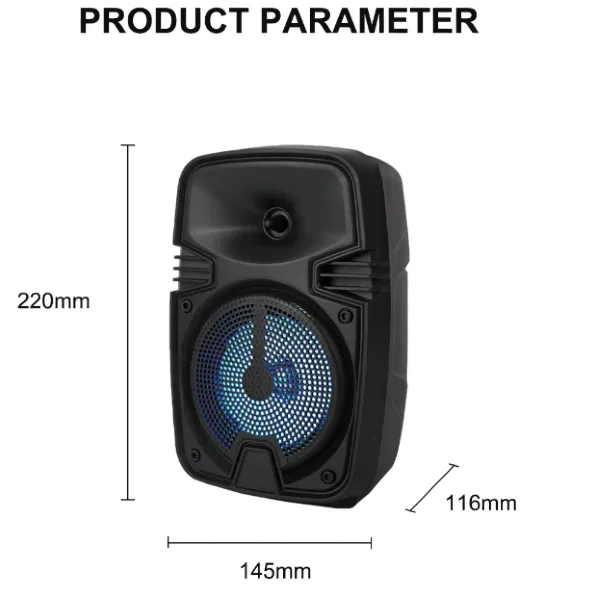Parlante Bluetooth  4″ / Radio FM / MicroSD / USB / 8W / 1200mah / Sing-e ZQS-1461S