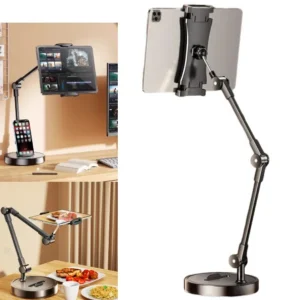 Soporte Brazo Giratorio 360° Con Base Para Tablet