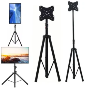 Soporte Trípode Para TV De Pie 14″ A 42″ / MAX 25KG / VESA 200X200MM / Giratorio 360°