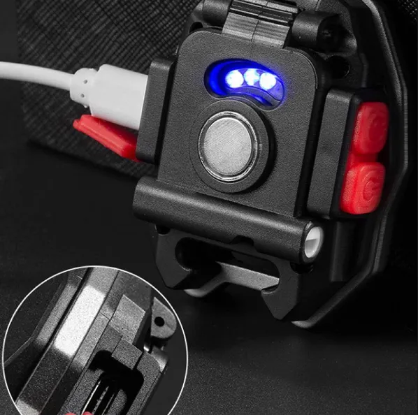 Mini Linterna Portátil Recargable Con Encendedor