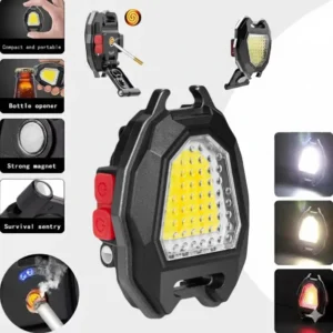 Mini Linterna Portátil Recargable Con Encendedor