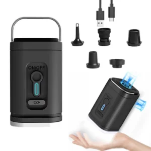 Bomba De Aire Y Bomba De Vacío Portátil Con Linterna / Inflador