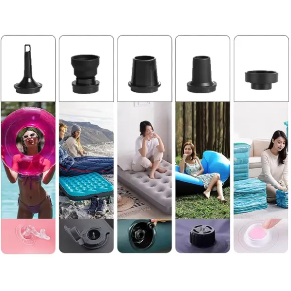 Bomba De Aire Y Bomba De Vacío Portátil Con Linterna / Inflador